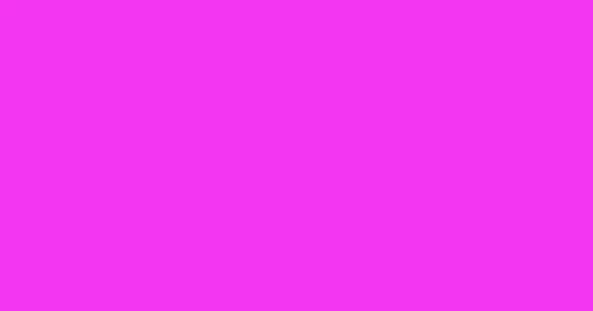#f435f1 purple pizzazz color image