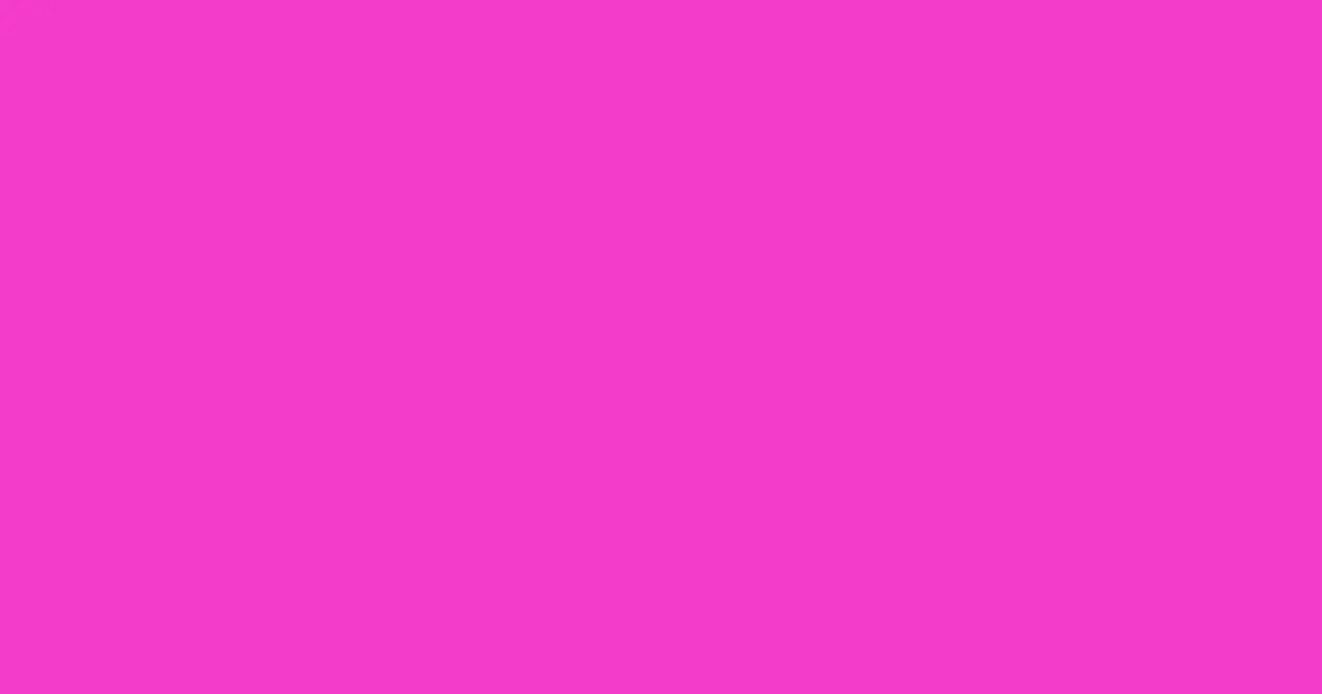 #f43cc9 razzle dazzle rose color image