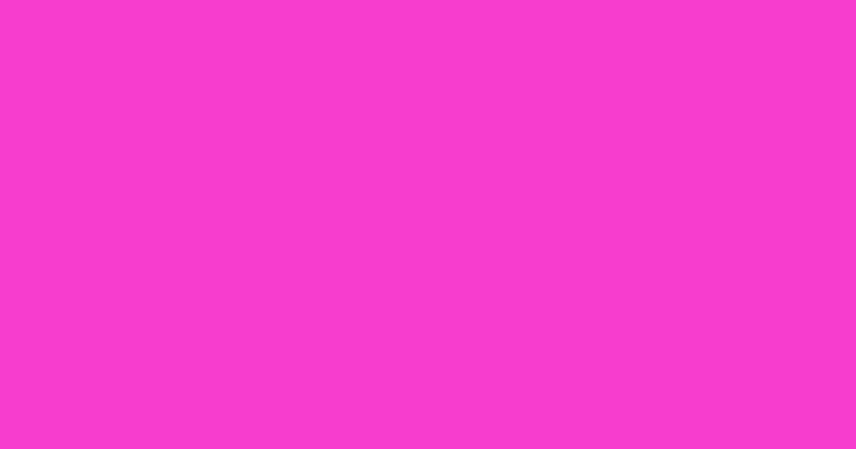 #f43dd0 razzle dazzle rose color image