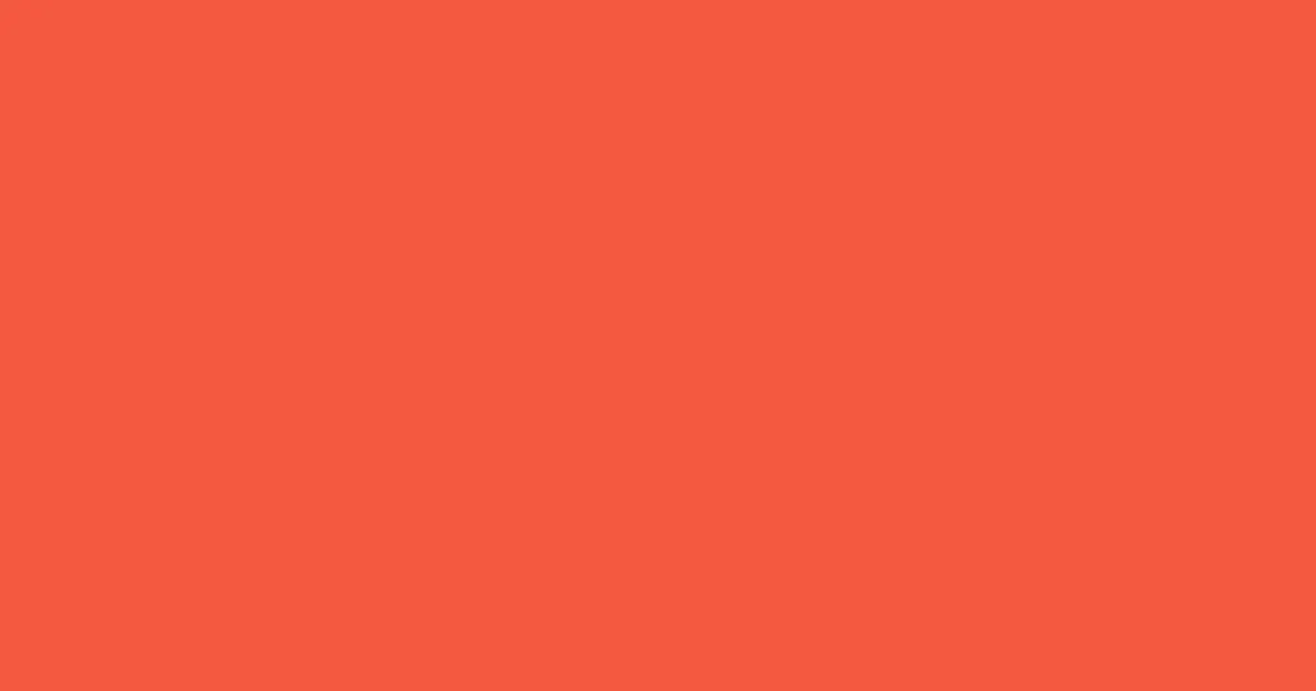 #f4593f orange soda color image