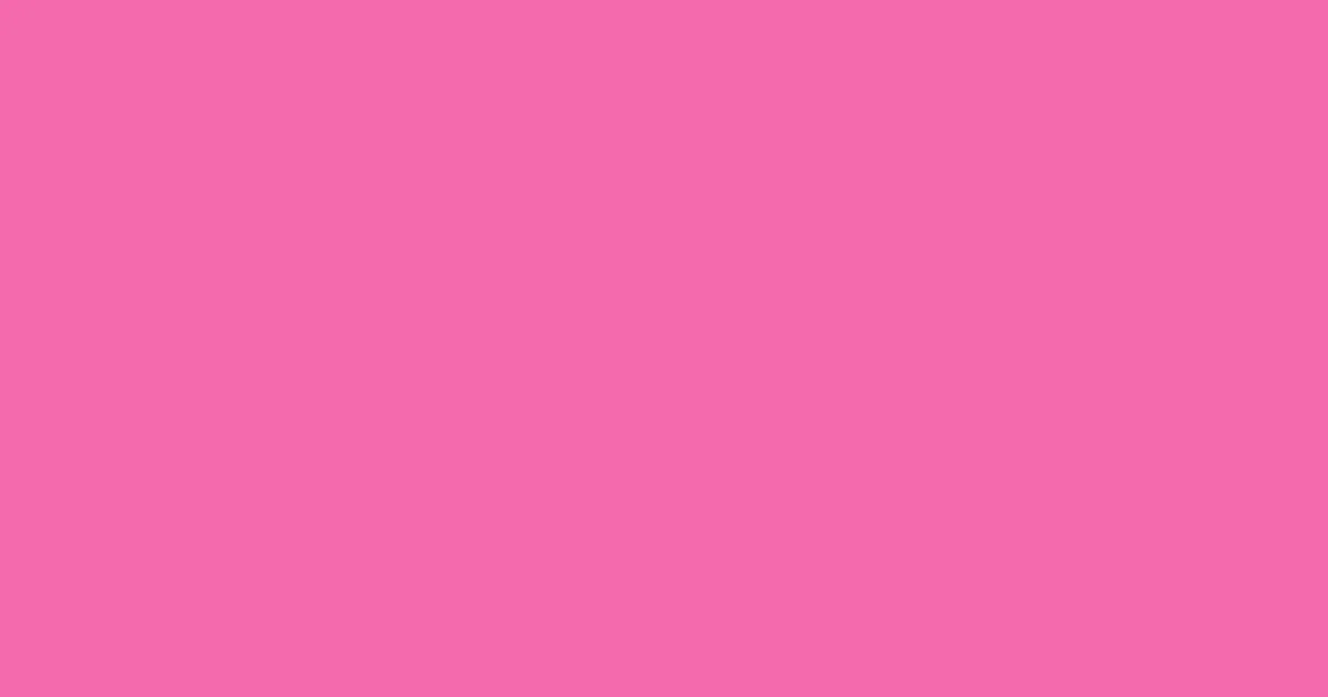 #f46aac magenta color image