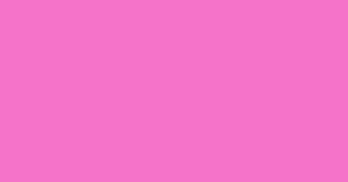 #f472ca persian pink color image