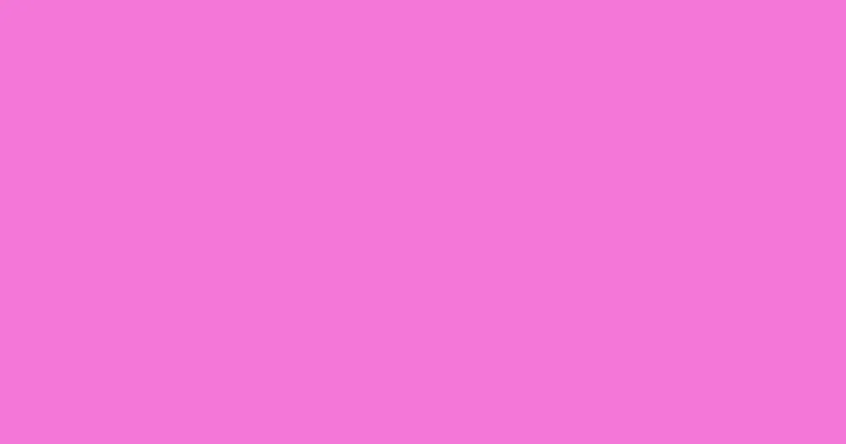 #f477d7 persian pink color image