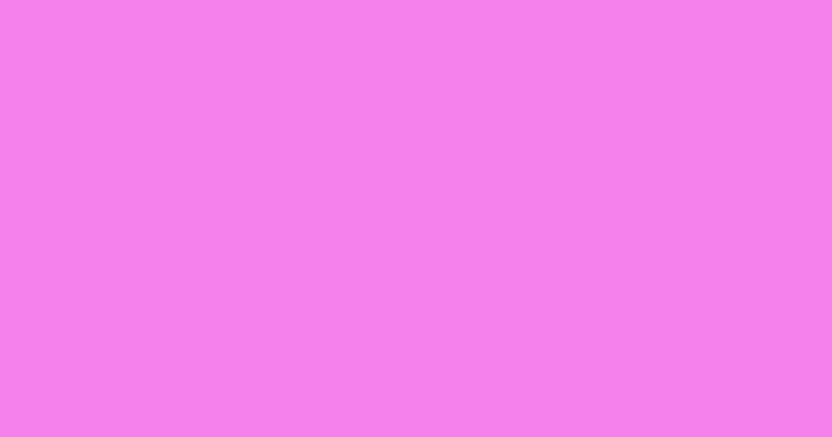 #f481ed lavender magenta color image