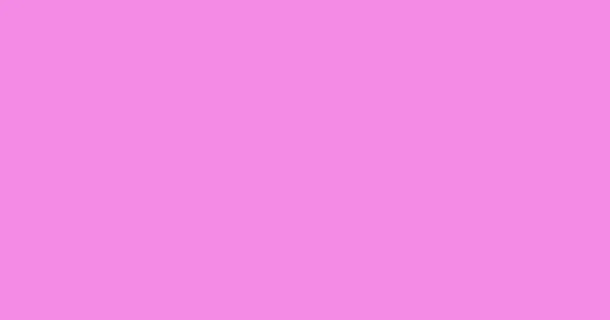 #f48ae5 lavender magenta color image