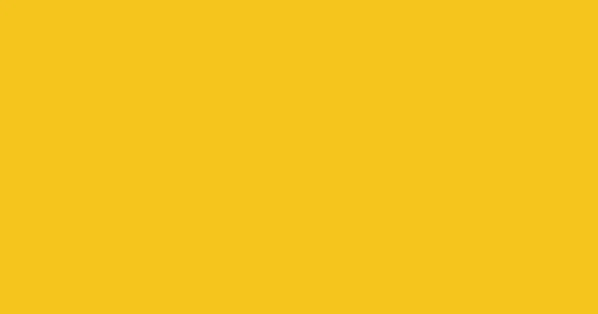 #f4c51c ripe lemon color image