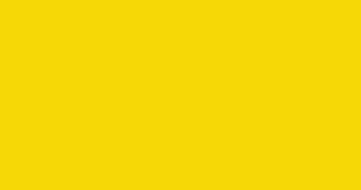 #f4d705 school bus yellow color image
