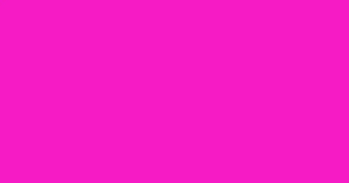 #f51bc3 shocking pink color image