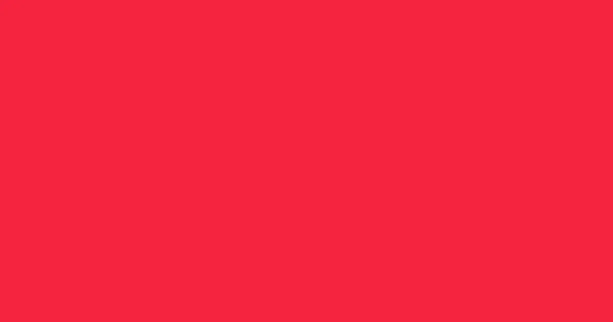 #f5233d scarlet color image
