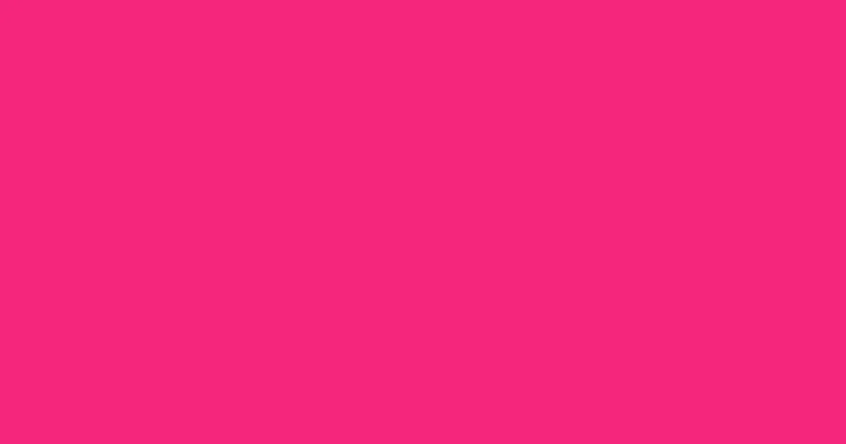 #f5257b rose pearl color image