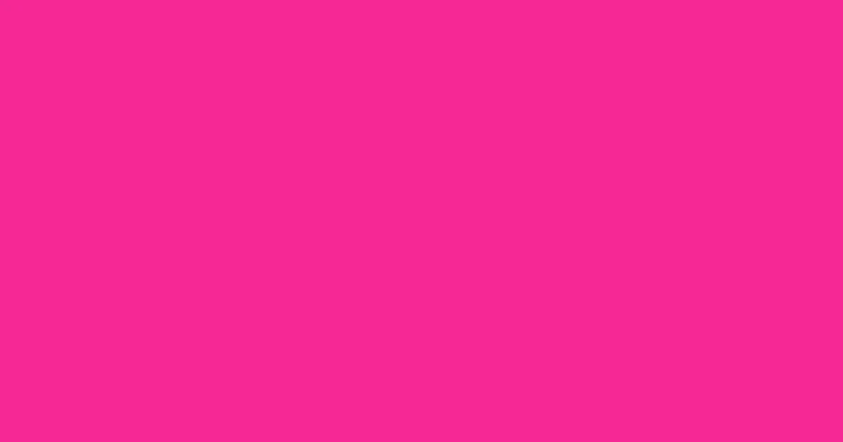 #f52895 persian rose color image