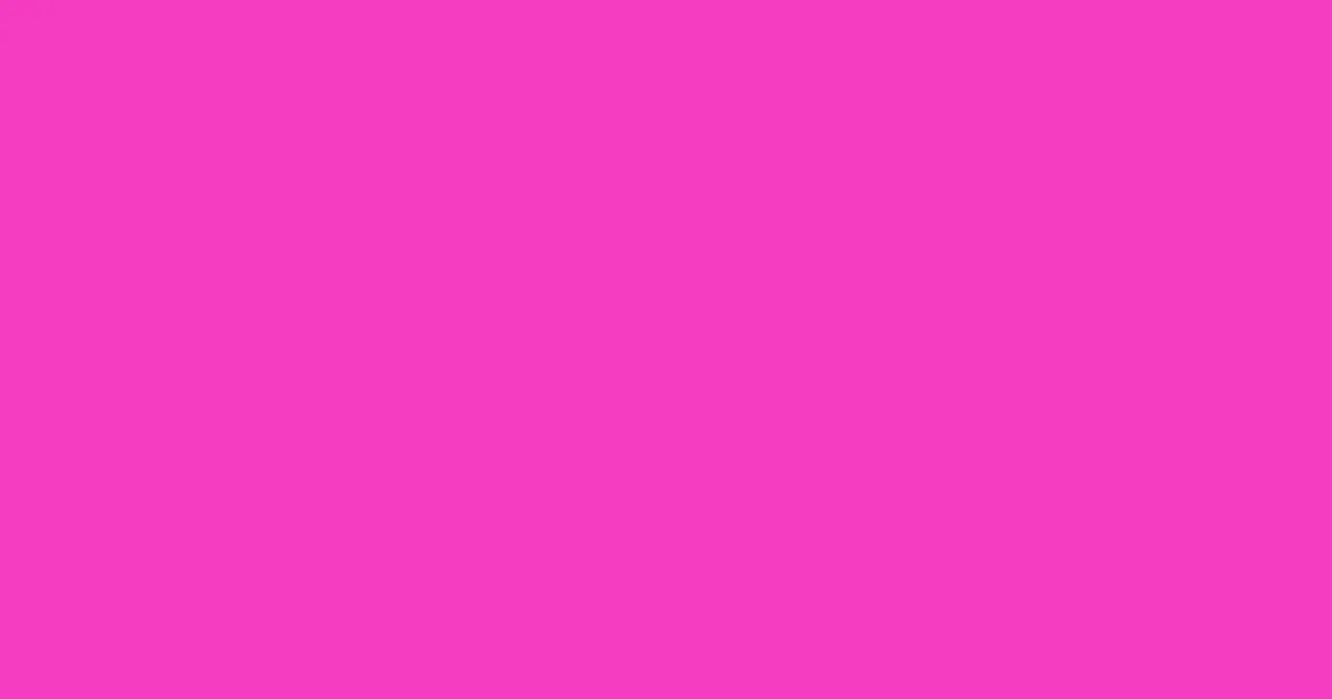 #f53cc1 razzle dazzle rose color image