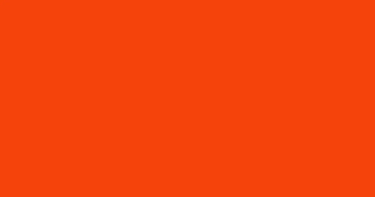#f5430b pomegranate color image