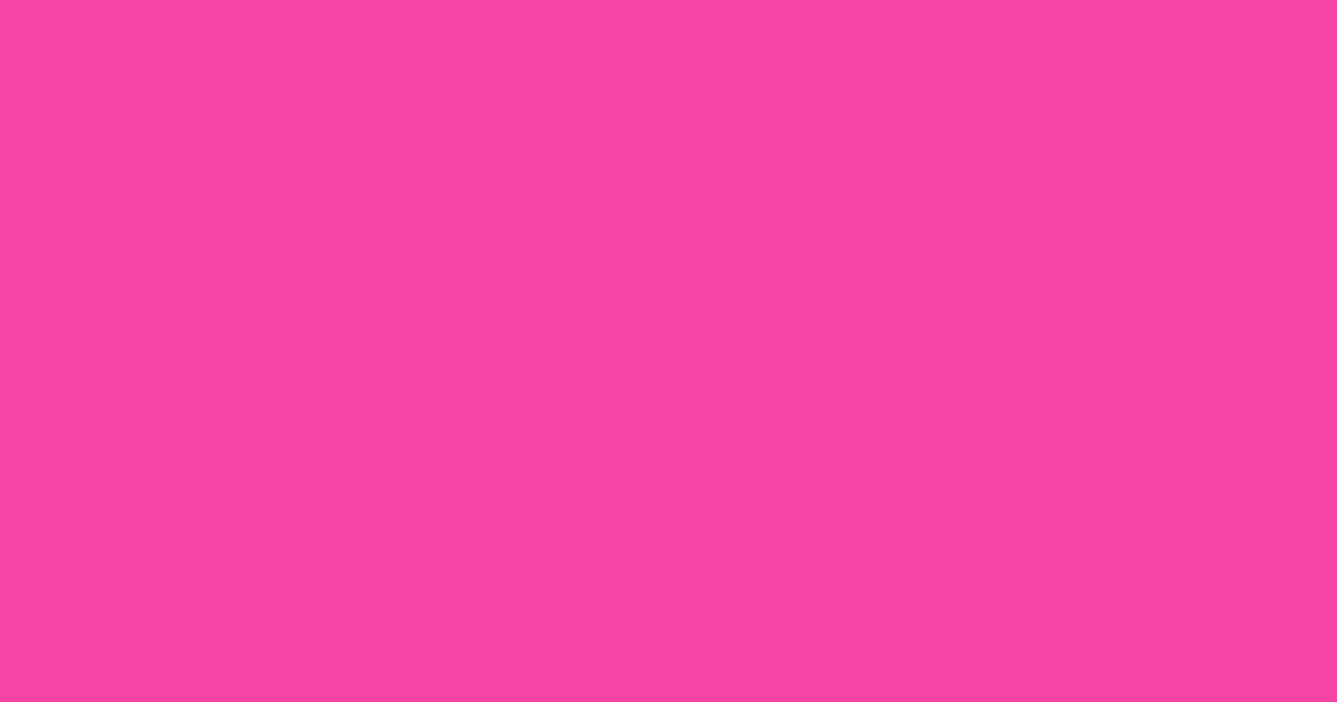 #f543a4 brilliant rose color image