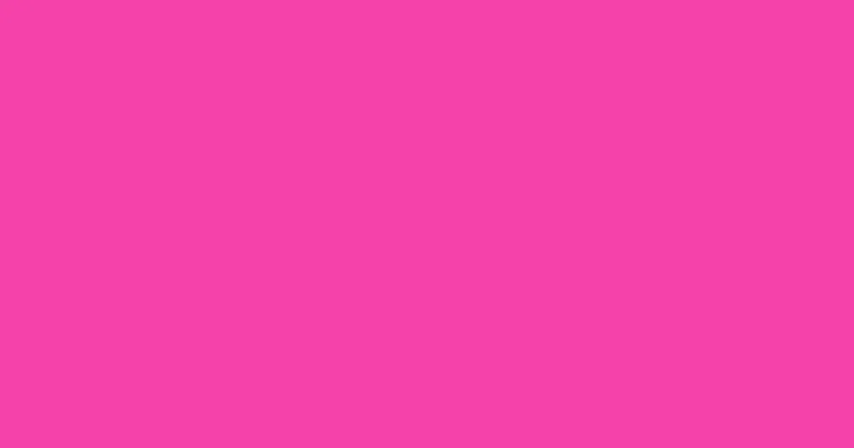 #f543a9 brilliant rose color image