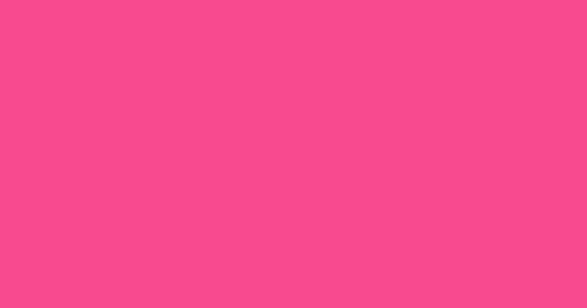 #f54b8d french rose color image