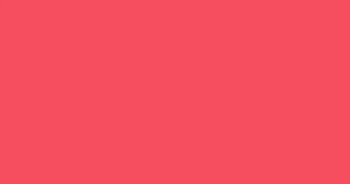 #f54c5f carnation color image
