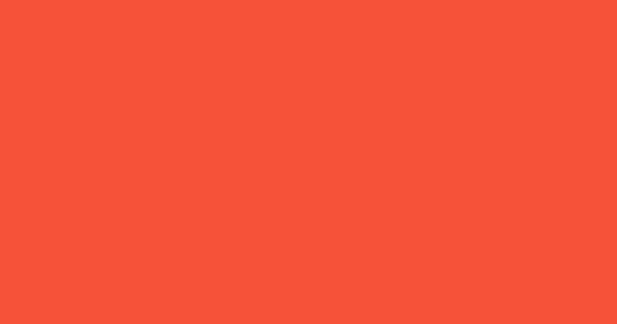#f5523a orange soda color image