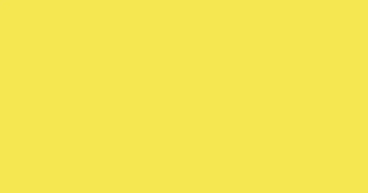 #f5e650 energy yellow color image