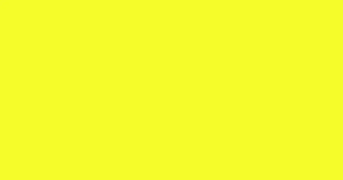 #f5fc2a laser lemon color image