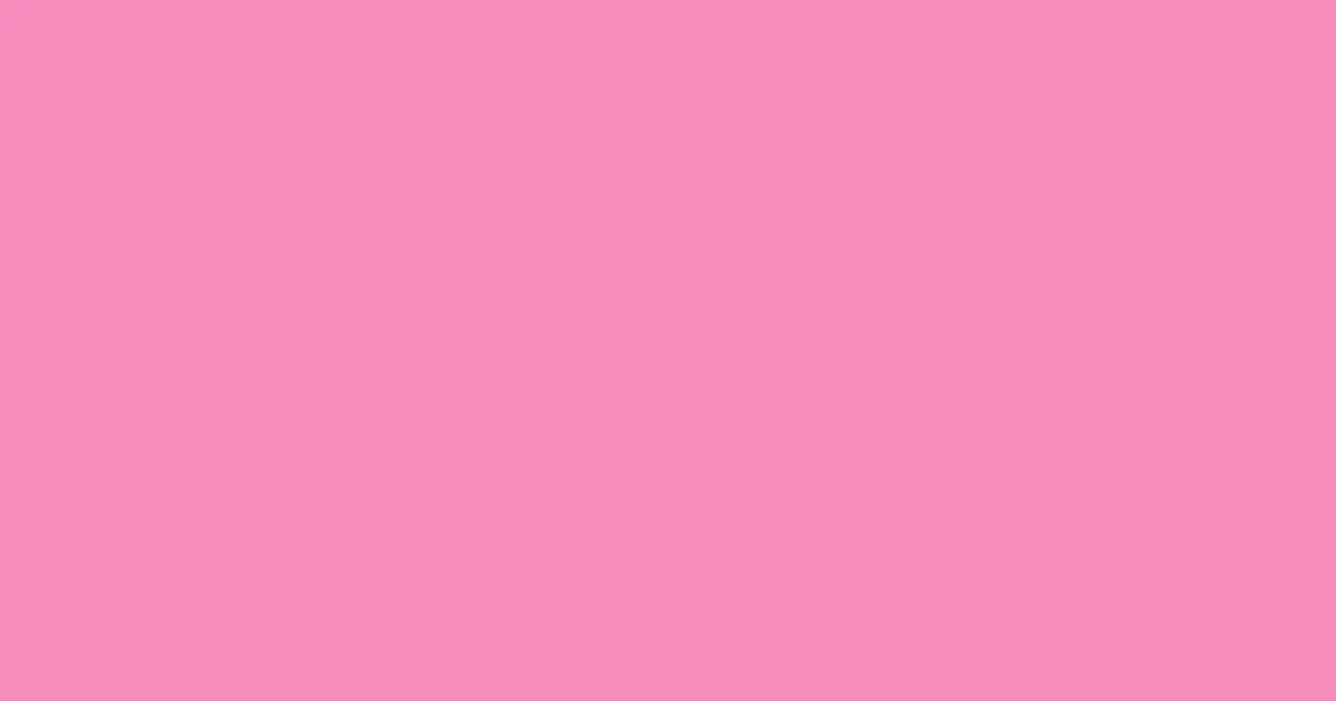 #f68bba persian pink color image