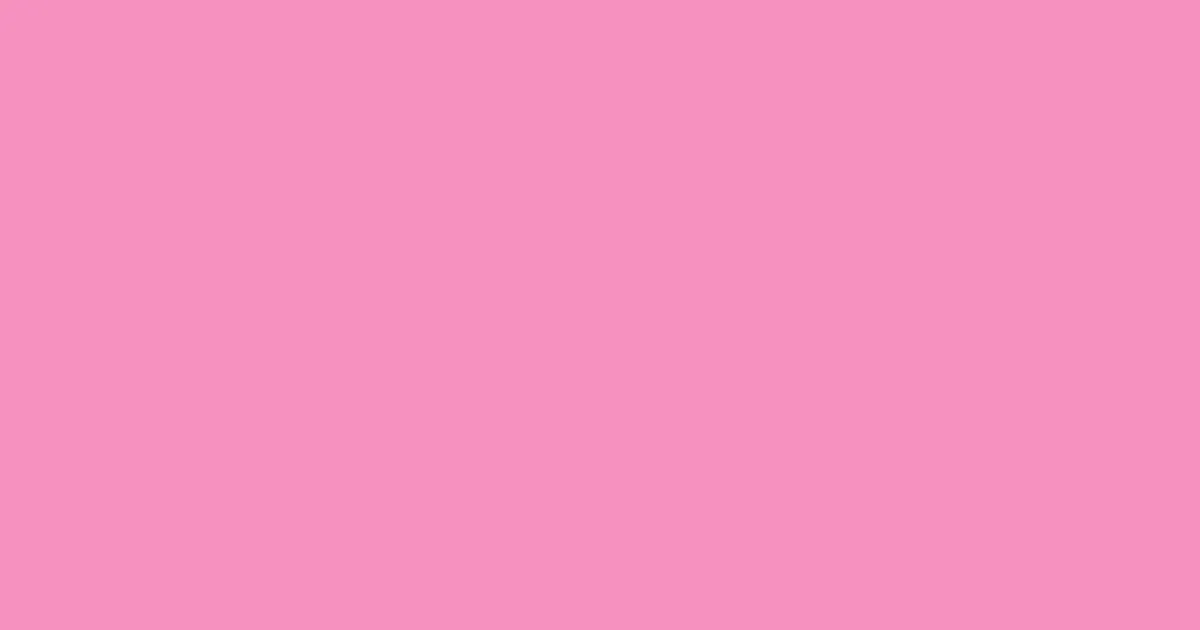 #f690bf persian pink color image