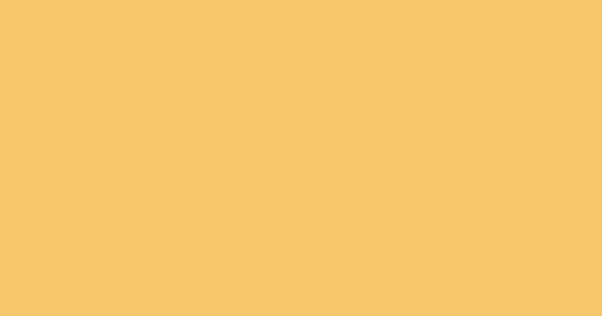 #f6c86a orange yellow color image