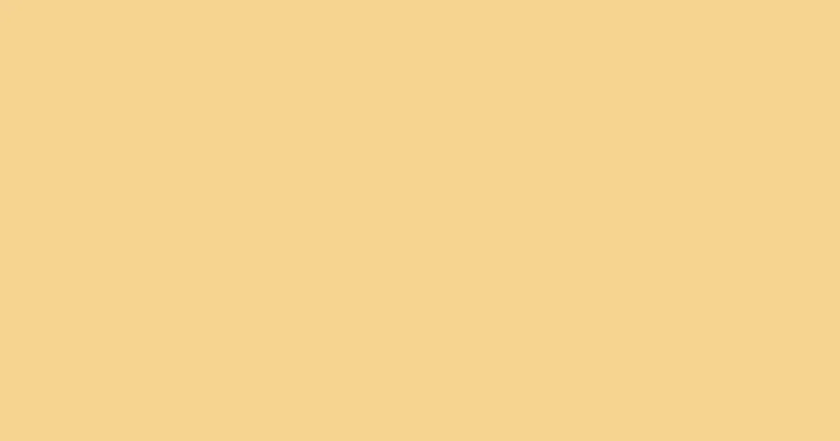 #f6d48f marzipan color image