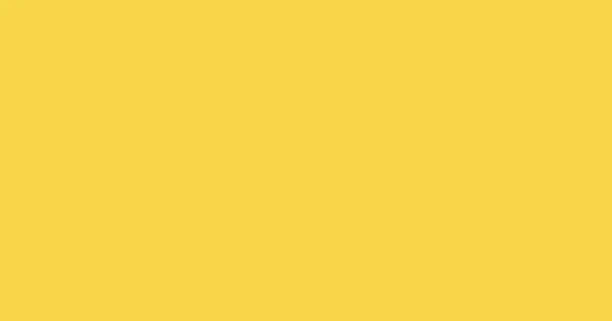 #f6d748 energy yellow color image
