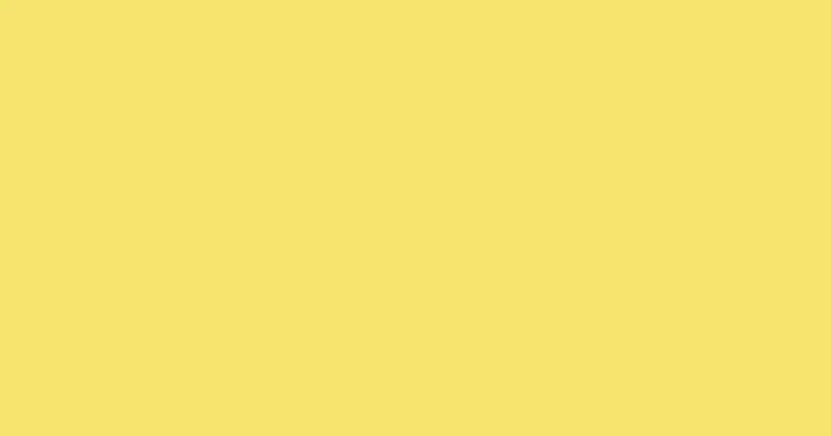 #f6e46f orange yellow color image