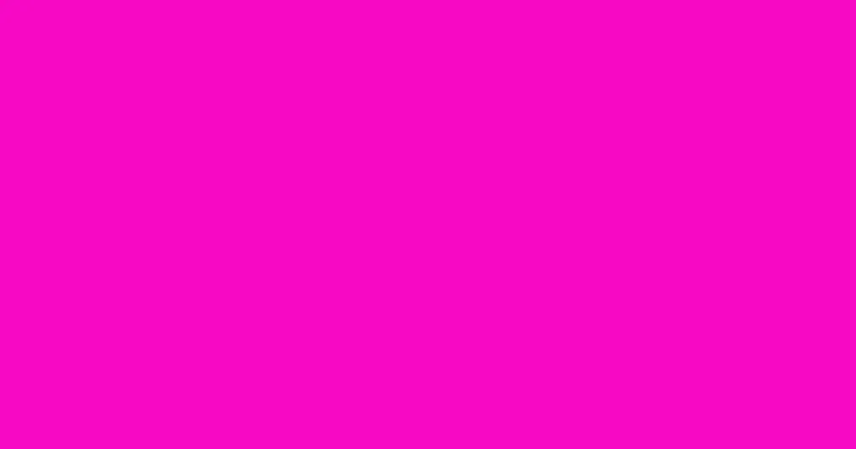 #f709c4 shocking pink color image