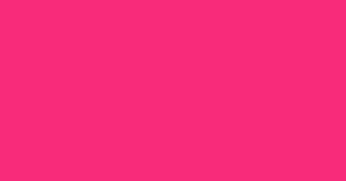 #f72b7a rose pearl color image