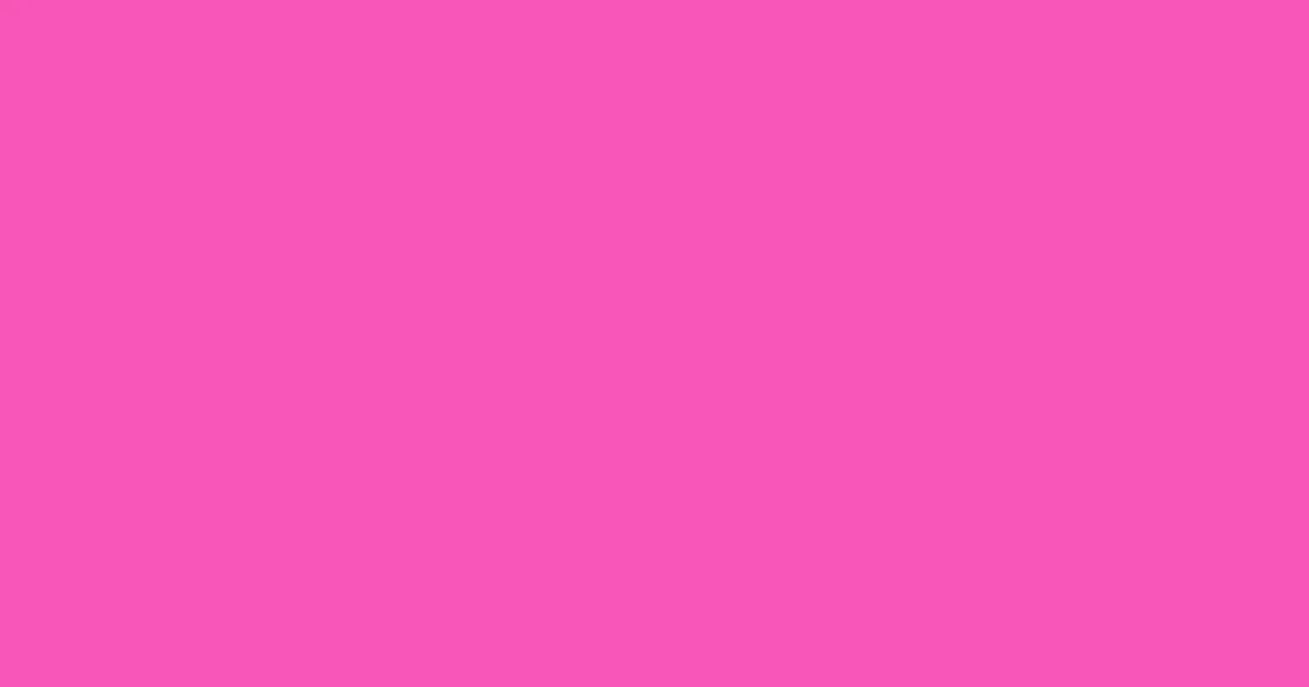 f756b9 - Brilliant Rose Color Informations
