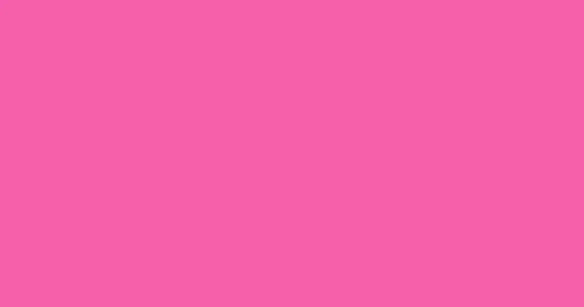 #f75fab magenta color image