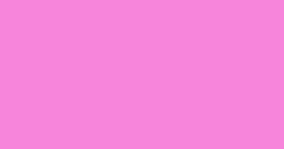 #f785dc persian pink color image