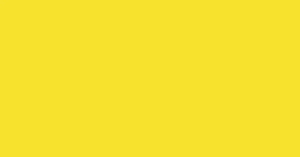 #f7e12f ripe lemon color image