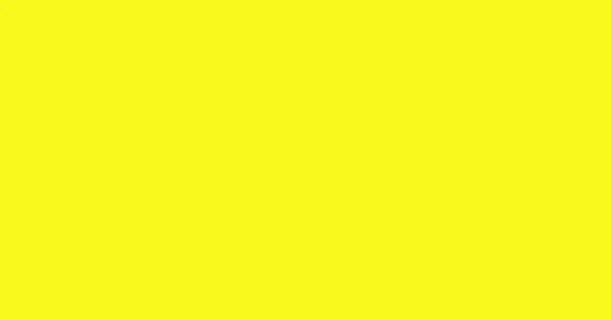 #f7f91c laser lemon color image