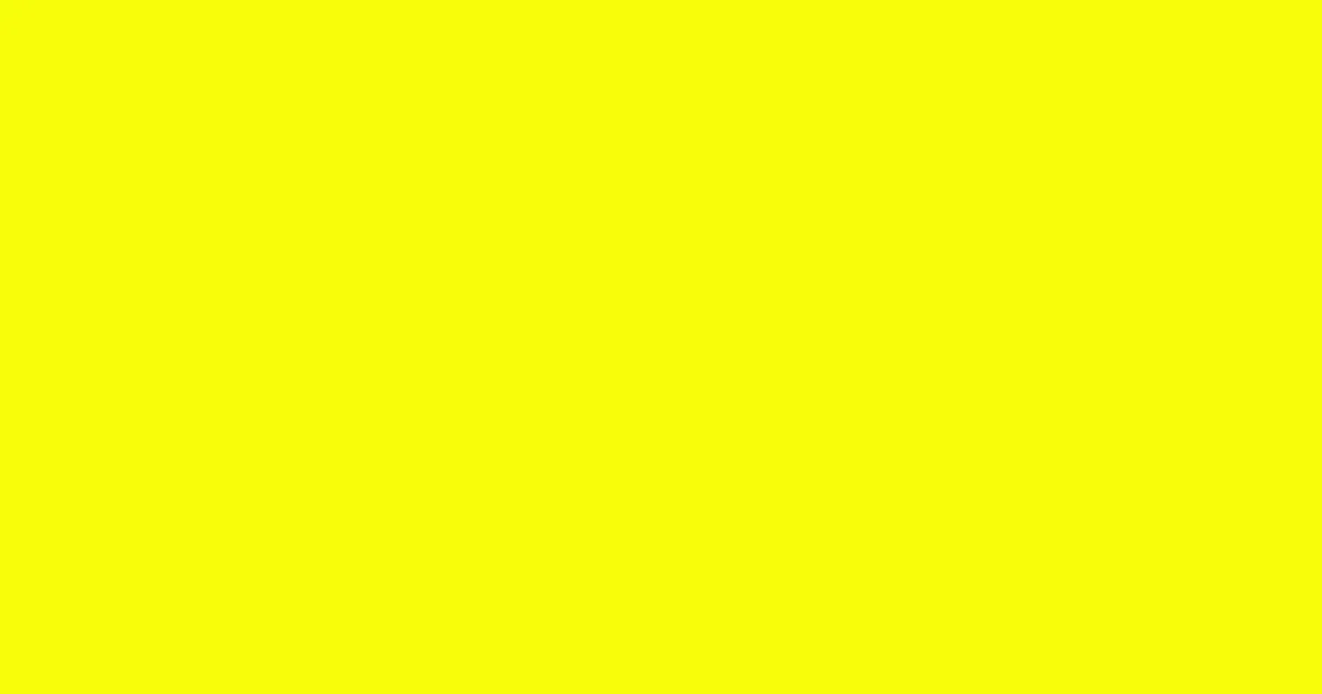#f7fc0a lemon glacier color image