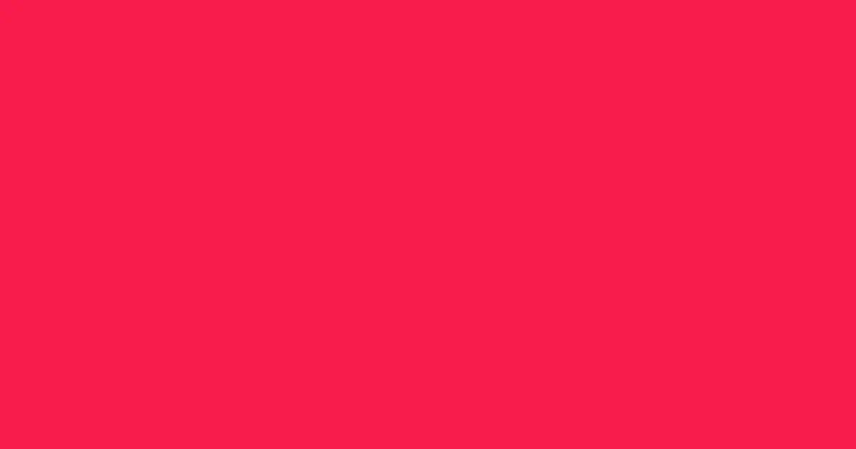 #f81c4a scarlet color image