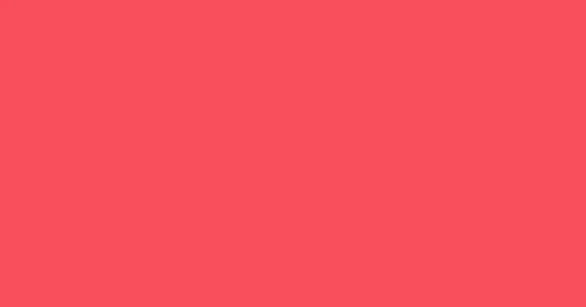 #f84d5c carnation color image
