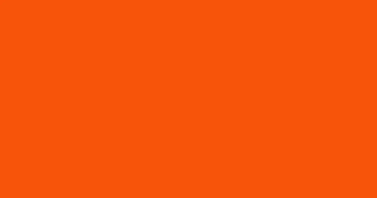 #f8540a international orange color image