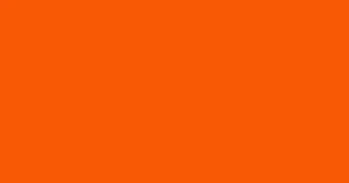 #f85804 international orange color image
