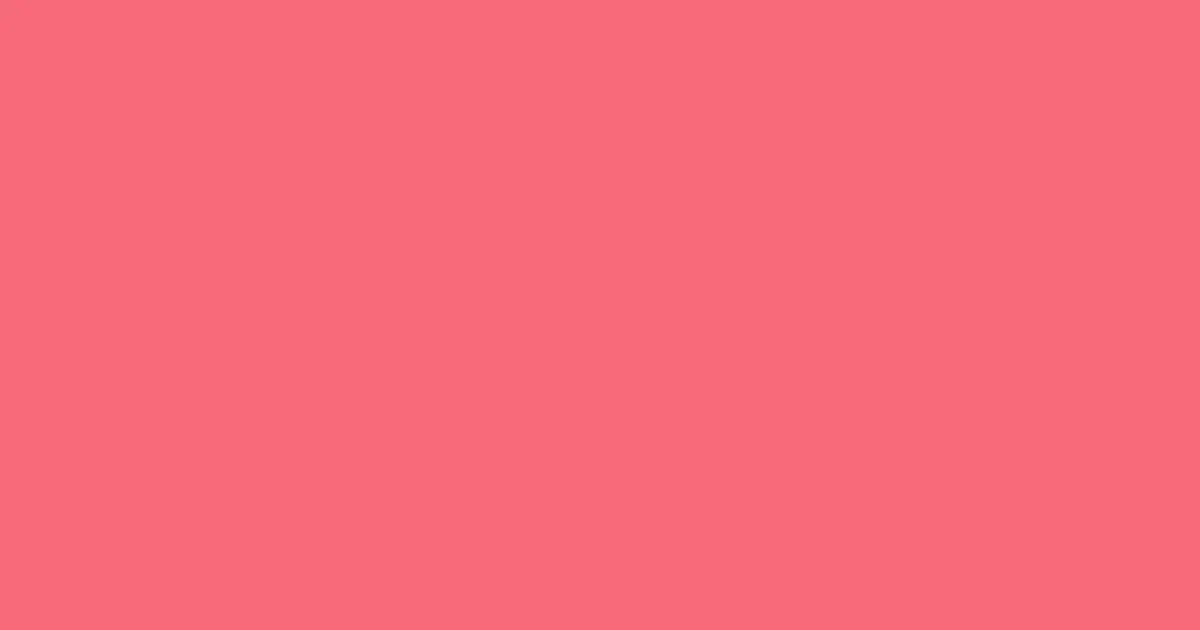 #f86a7a brink pink color image