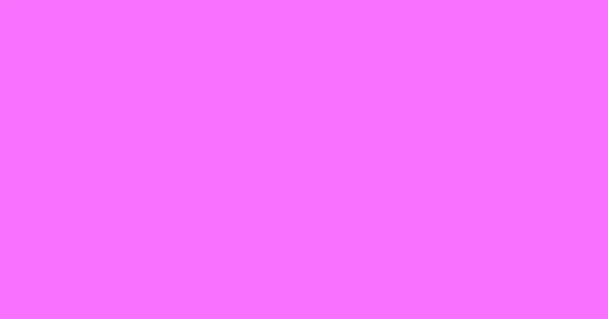 #f871ff pink flamingo color image