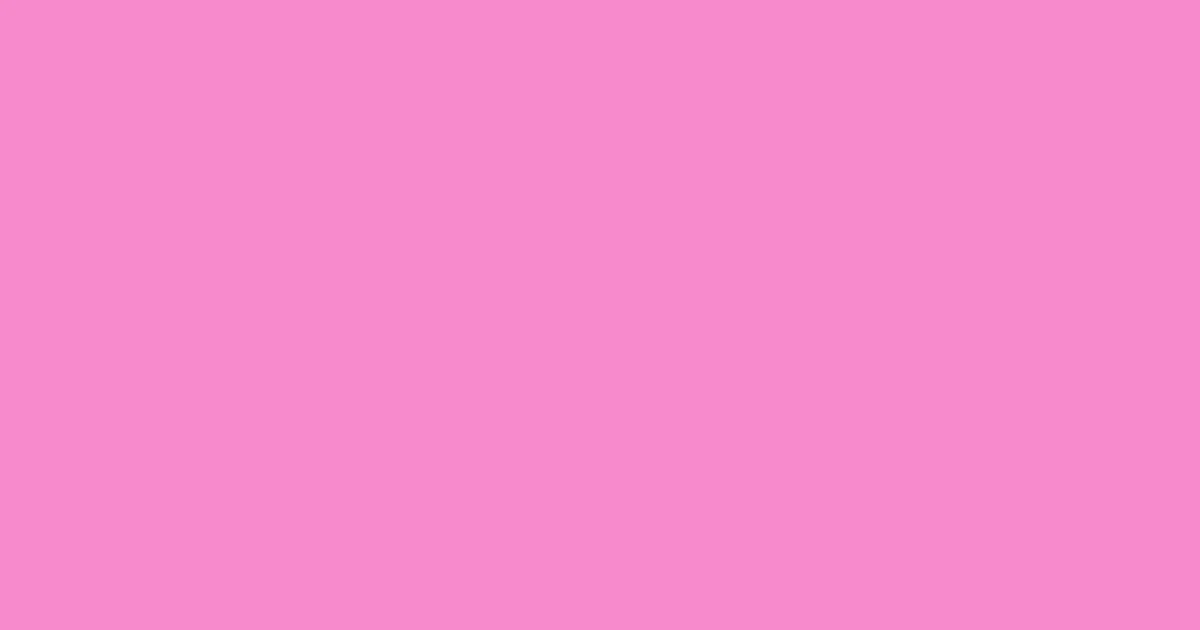 #f88acd persian pink color image