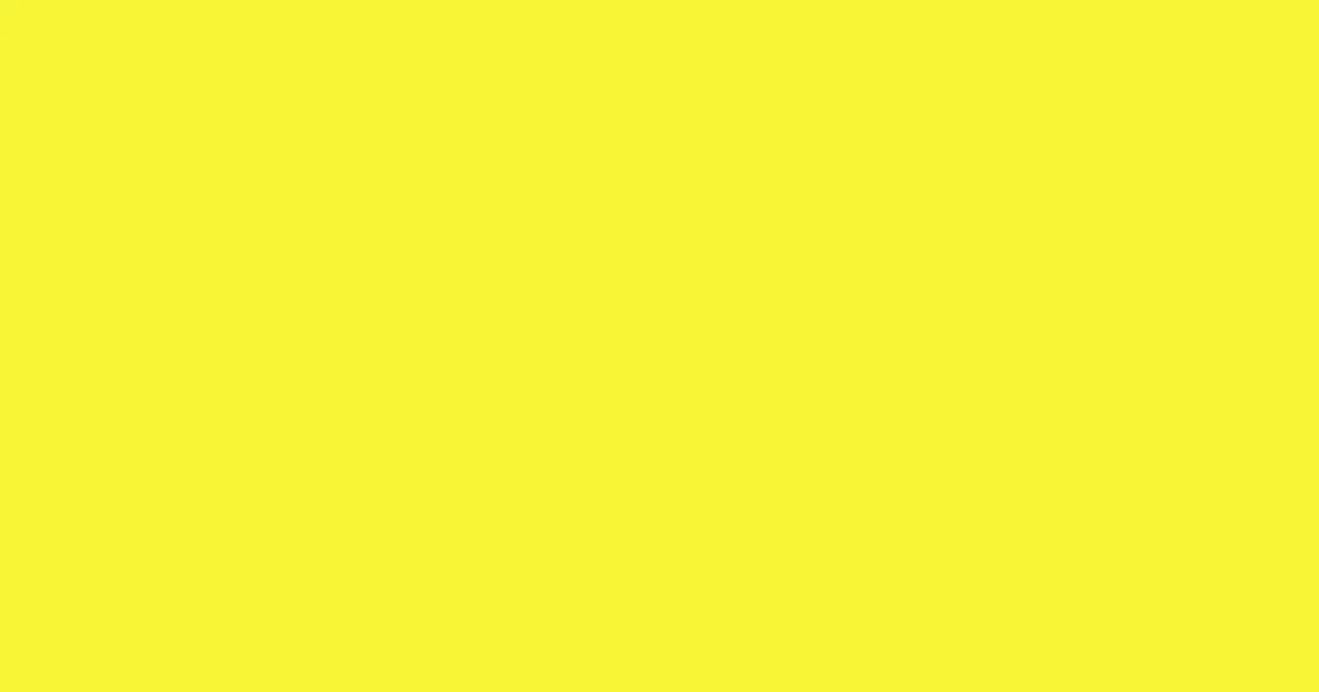 #f8f437 golden fizz color image