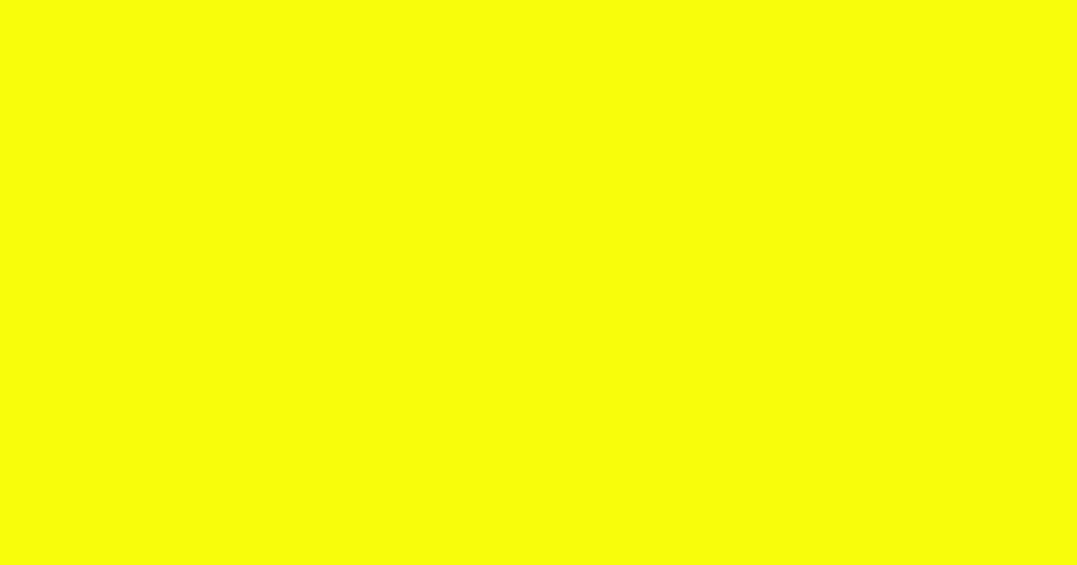 #f8fc0d lemon glacier color image