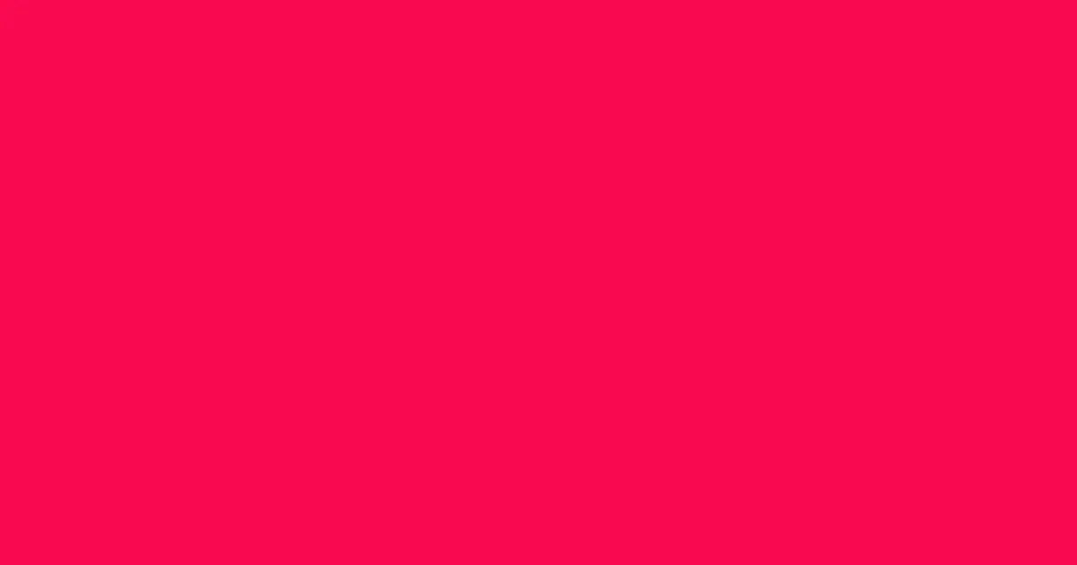 #f90b4f red ribbon color image