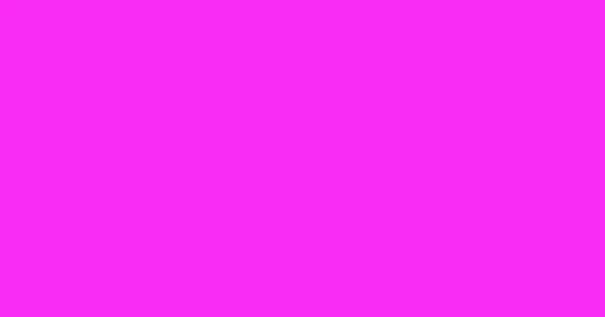 #f92bf5 hot magenta color image