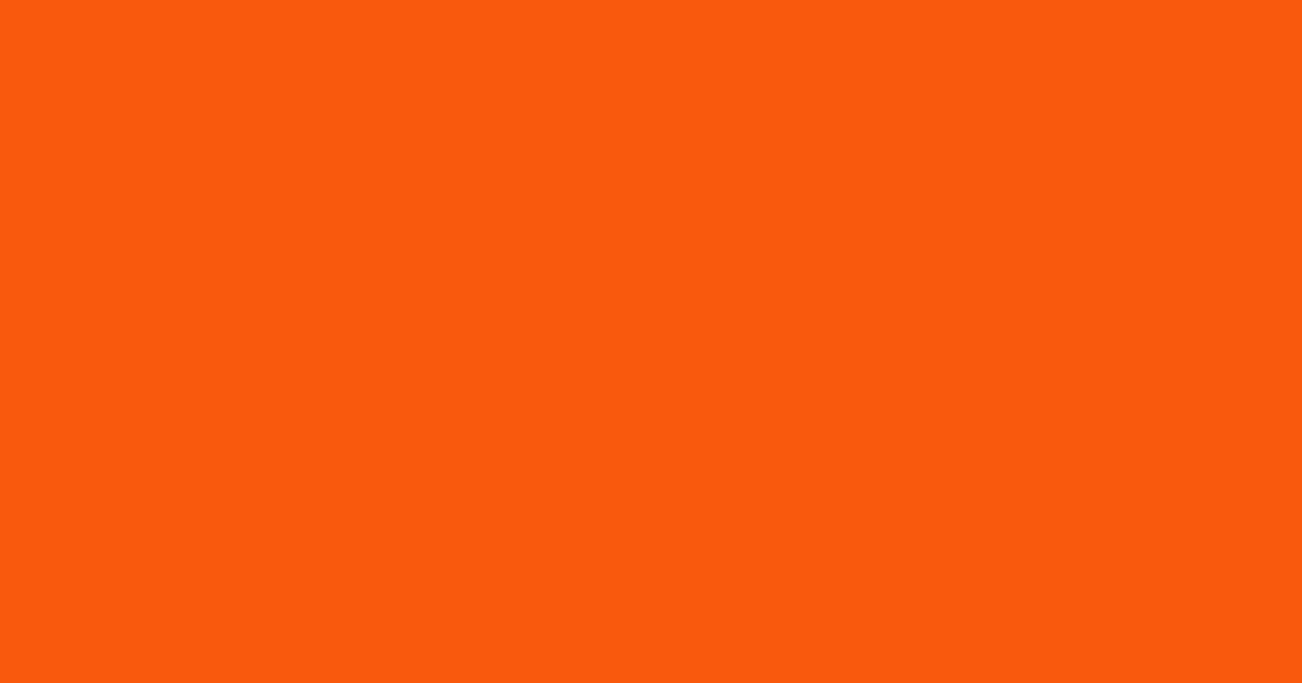 #f95a0c international orange color image